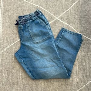 Maurices elastic waist straight leg denim jeans Sz 12